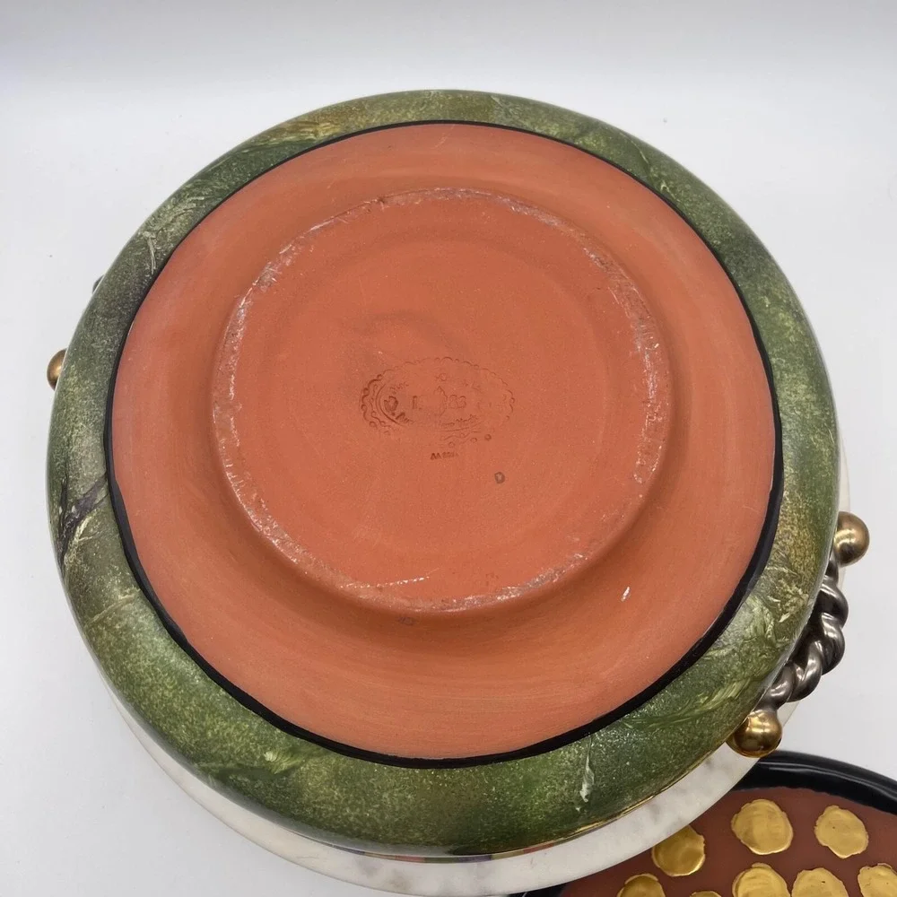 Rare! Mackenzie-Childs Piece De Resistance Lidded‎ Tureen Wonderful Condition - Picture 13 of 13